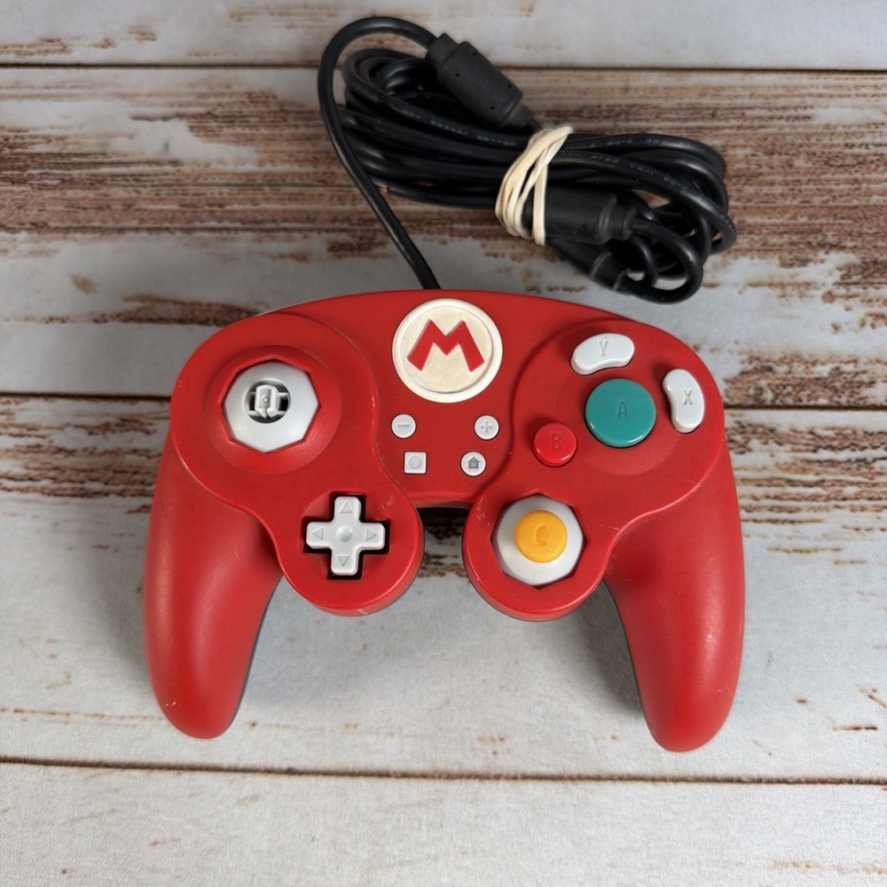 Nintendo Wired Mario Red PDP Fight Pad Pro Controller For Nintendo Switch
